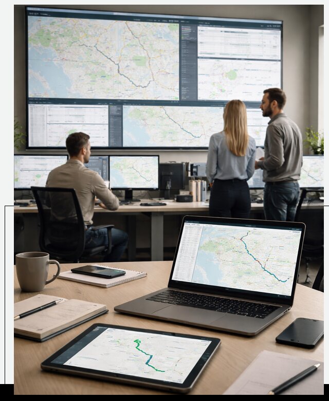 Трекинг грузов и Fleet Management, мониторинг автопарка в Кунгуре